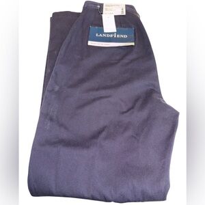 Lands’ End pants misses cotton chinos natural fit 100% cotton size 8 NWT